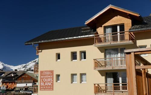 Residence Odalys L'Ours Blanc Les Deux Alpes Buitenkant foto